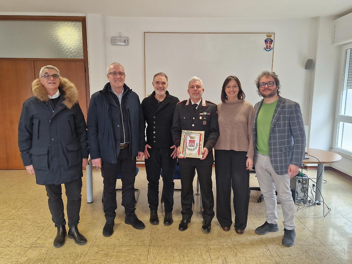 Comandante dei Carabinieri Mezzavilla in pensione: l&rsquo;omaggio del Sindaco Luigi Toffolo