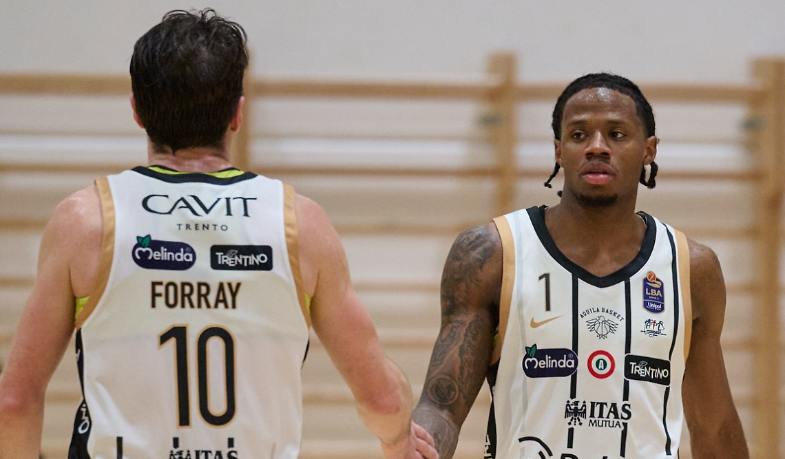 Trento rimonta Treviso: 103-95 al termine di una sfida combattuta