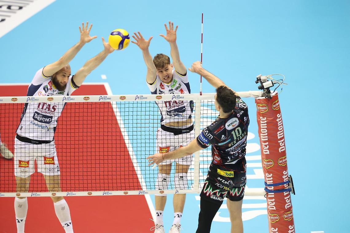 Supercoppa da dimenticare per Trento: Perugia domina 3-0, Faure e Bartha non bastano