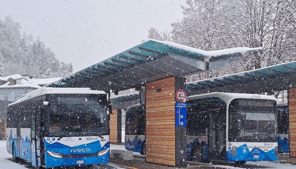 Foto di repertorio di Trentino Trasporti