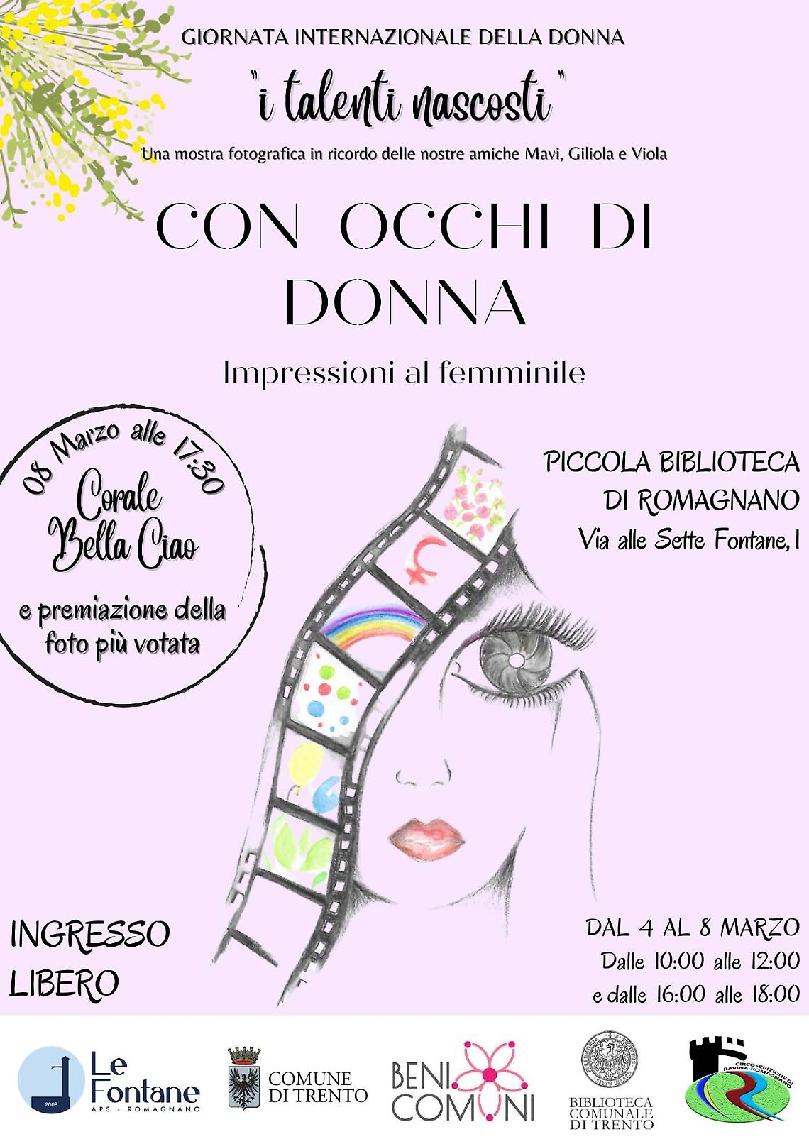 Giornata Internazionale della Donna: a Romagnano una mostra fotografica 