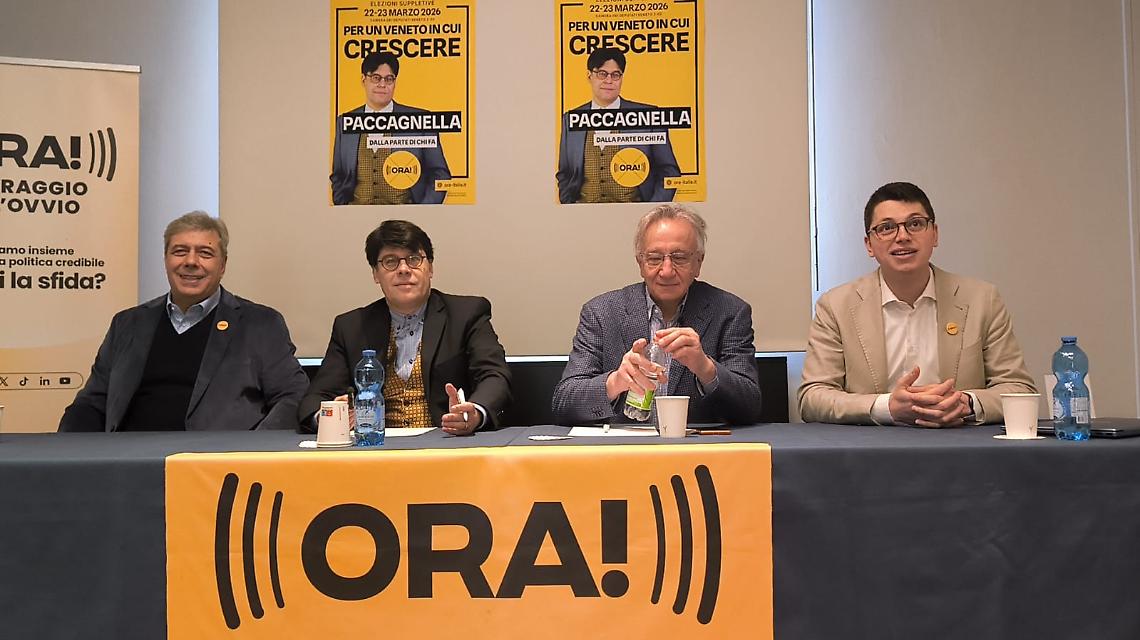 Elezioni suppletive di Selvazzano Dentro: ORA! si lancia con Andrea Paccagnella