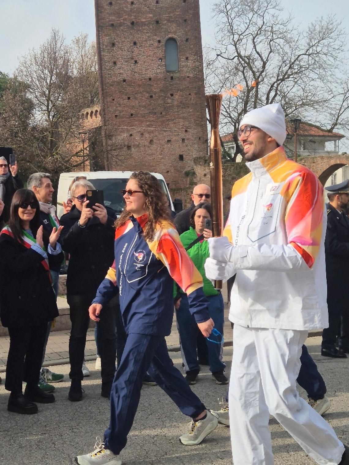 Rovigo ha accolto la Fiamma Paralimpica
