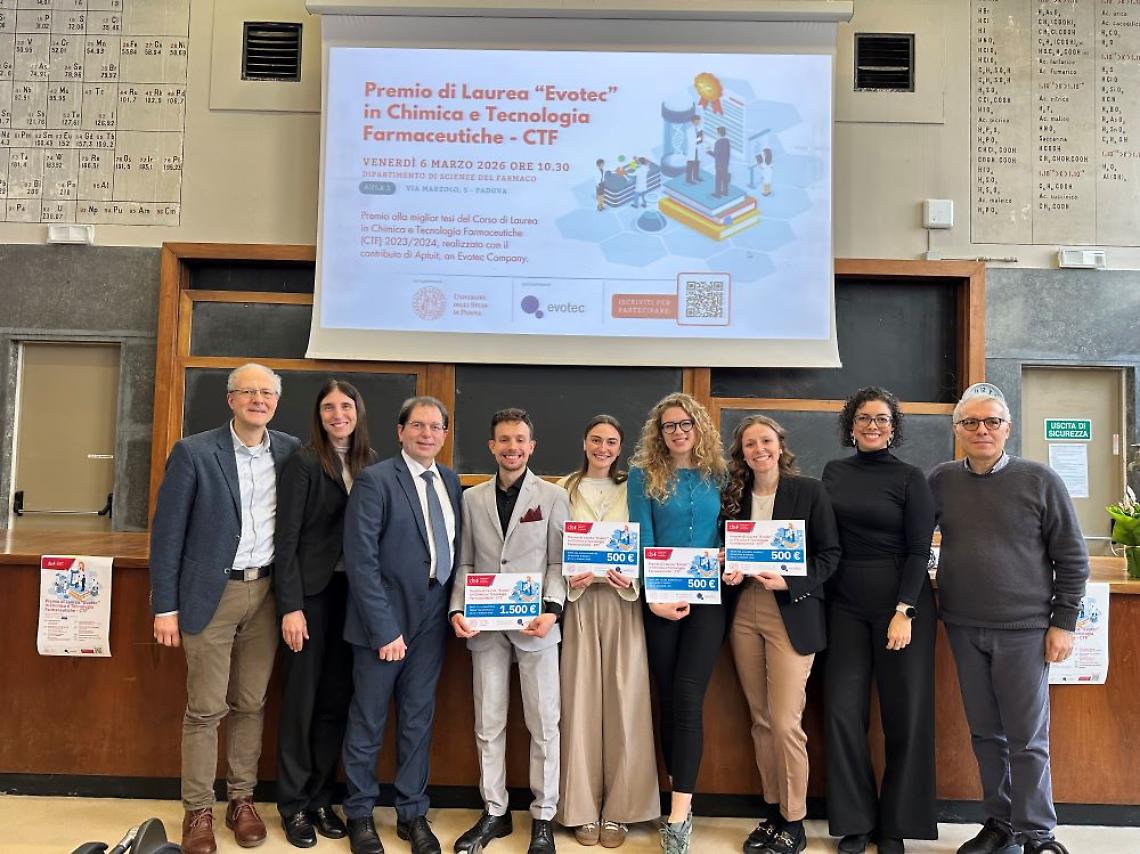 Premio Evotec 2026: il primo premio a Elia Moretton