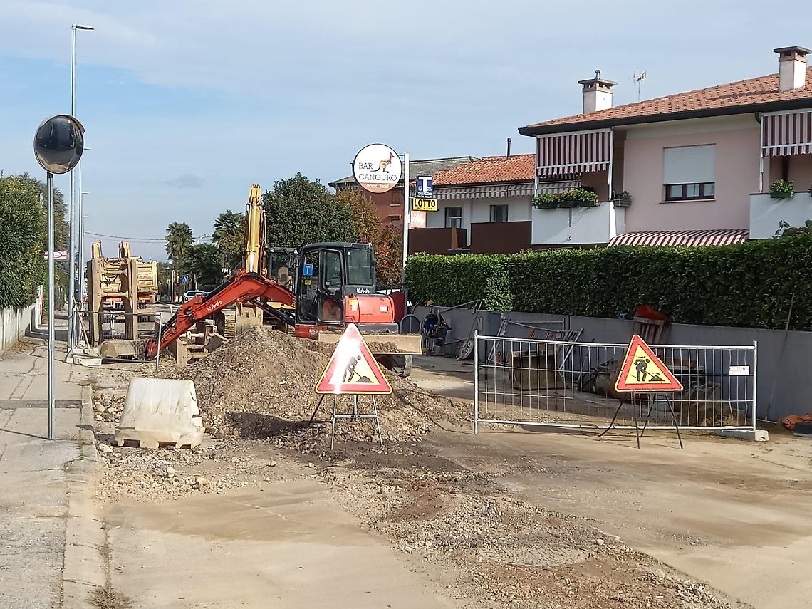 Lavori su via Castellana (foto d'archivio)