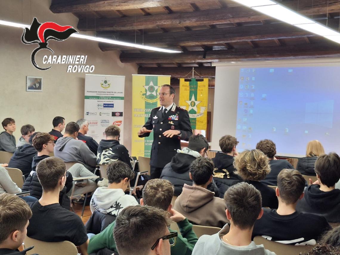 Legalit&agrave; e tutela ambientale: i Carabinieri incontrano gli studenti dell'Istituto Tecnico Agrario "Munerati"