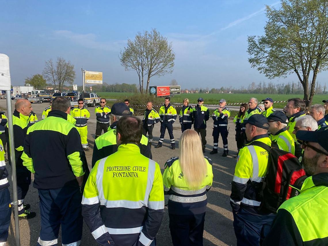 Fontaniva. Nuovo coordinatore per la protezione civile e riconoscimento al coordinatore emerito