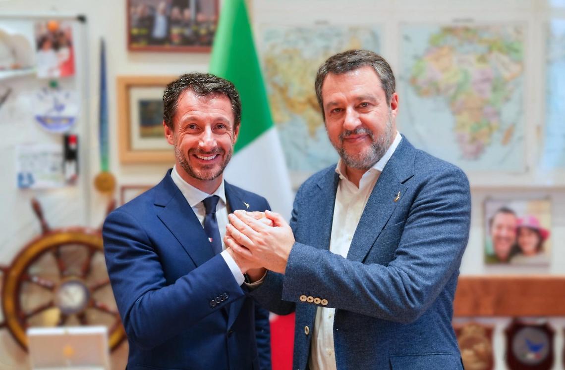 Di Rubba con Salvini