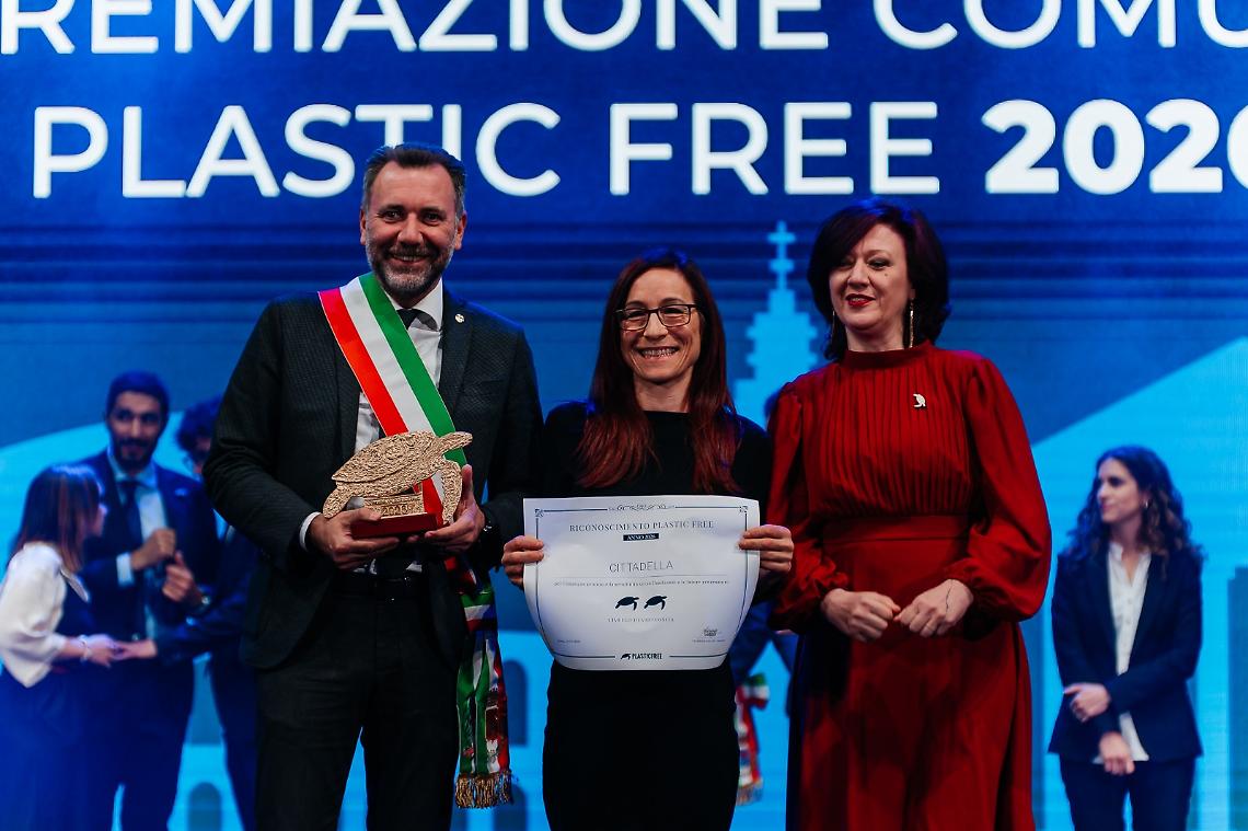 Il sindaco Pierobon alla premiazione avvenuta il 15 marzo a Roma