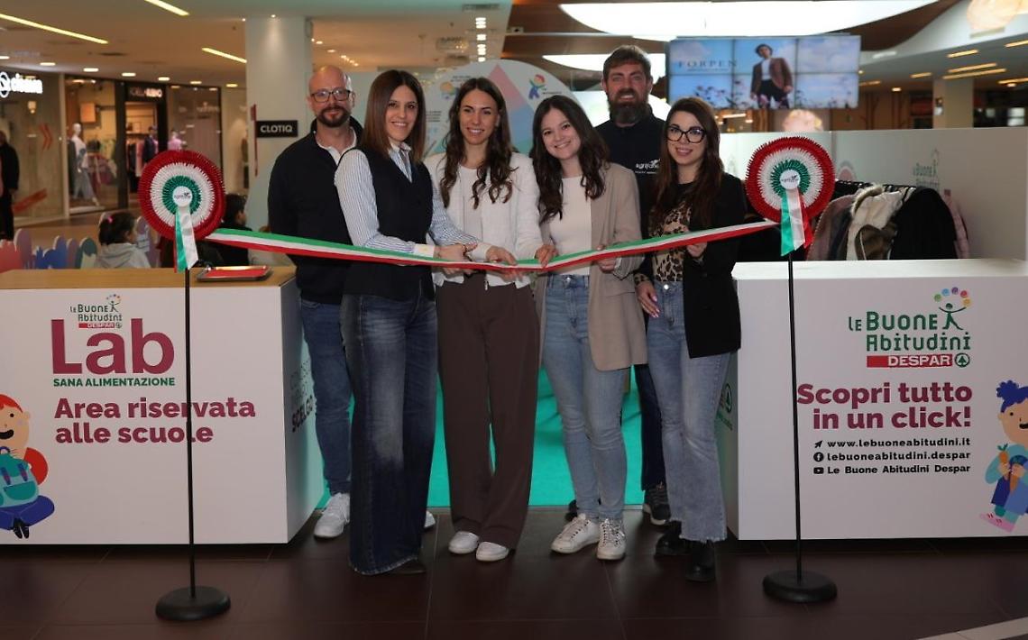 Centro commerciale Il Grifone di Bassano del Grappa: pronti i laboratori di educazione alimentare "Le Buone Abitudini Despar"