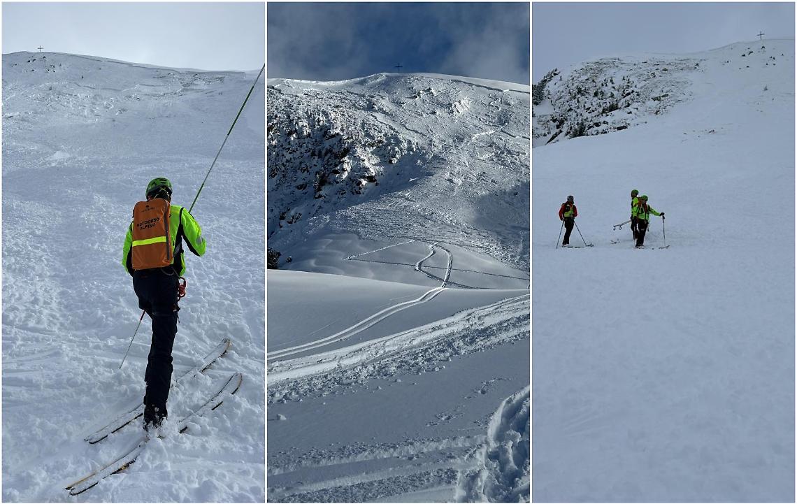 Foto dell'intervento (Soccorso alpino e speleologico Trentino)