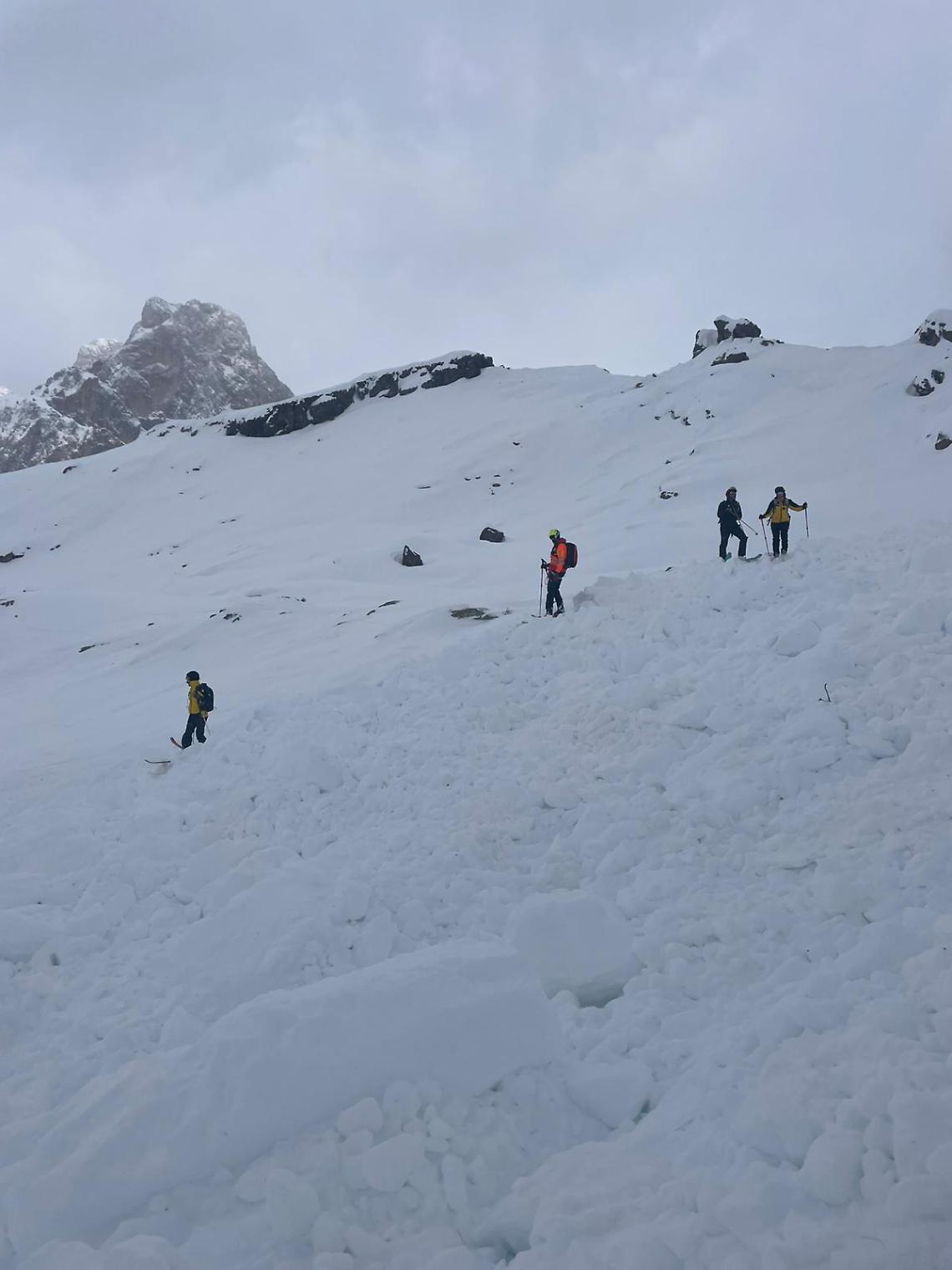 Foto dell'intervento (Soccorso alpino e speleologico Trentino)