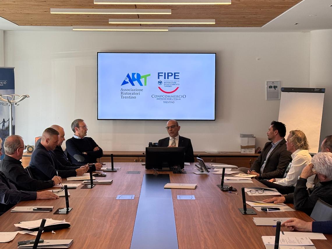 Trentino, la nuova Giunta dei Ristoratori incontra l&rsquo;assessore Failoni