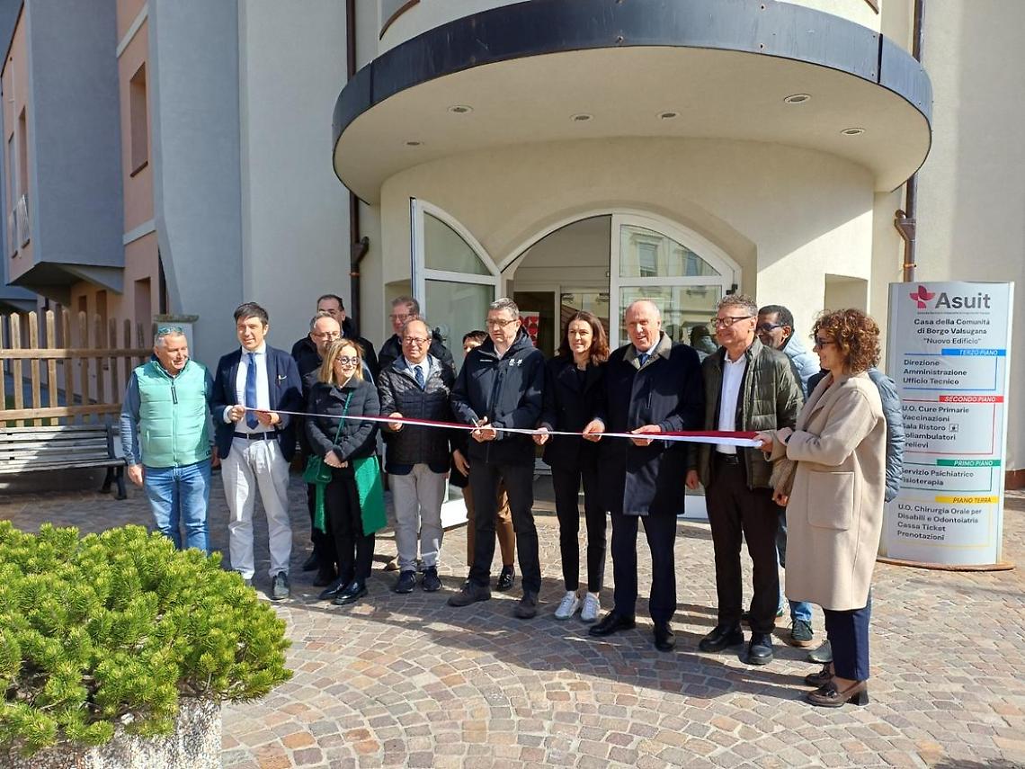 Inaugurata la Casa della Comunit&agrave; di Borgo Valsugana: un nuovo modello di sanit&agrave; territoriale