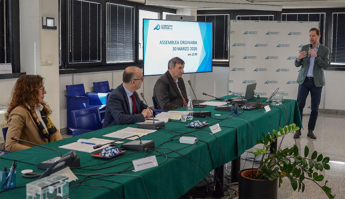 Interporto Padova chiude il 2025 con utile record e punta all&rsquo;internazionalizzazione del terminal