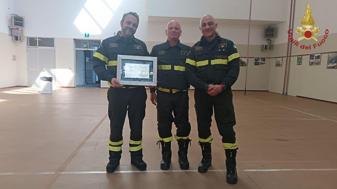 Foto della cerimonia di pensionamento