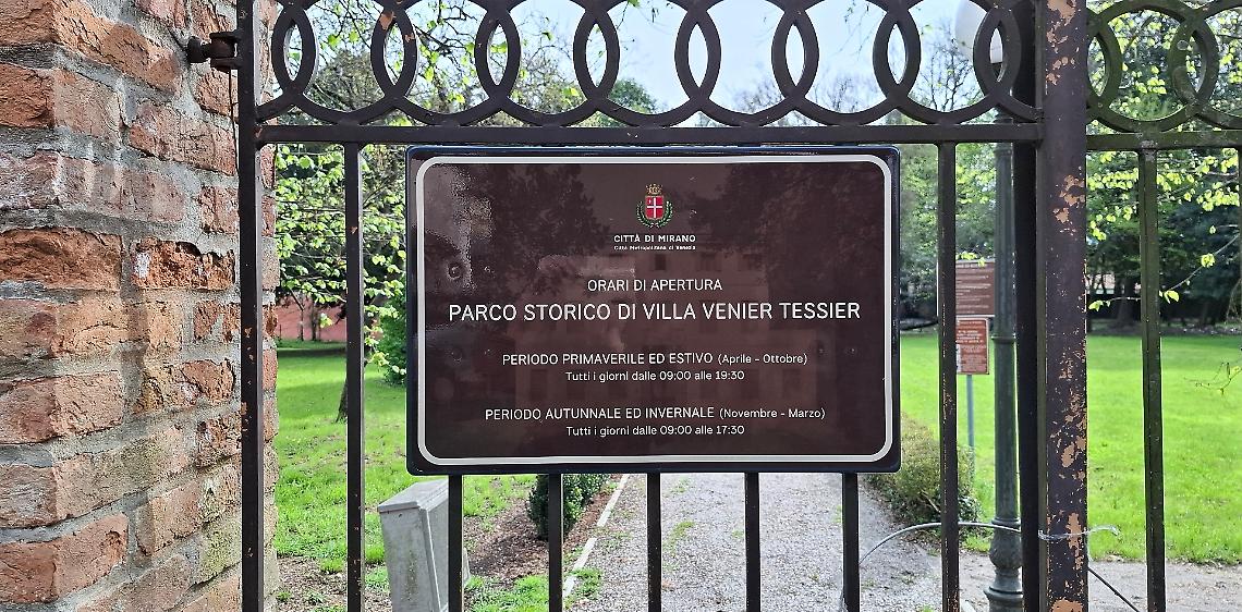 Mirano, il parco di Villa Tessier torna alla citt&agrave;