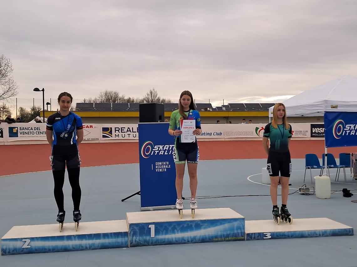 Anna Vallin sul podio