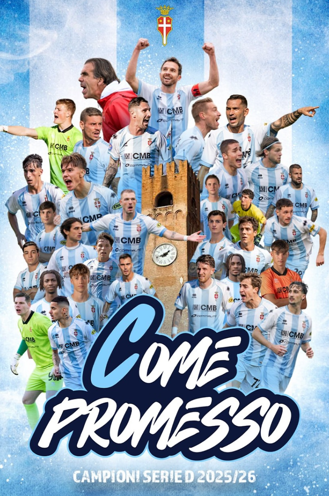 Il Treviso torna tra i professionisti: vittoria decisiva e promozione in Serie C