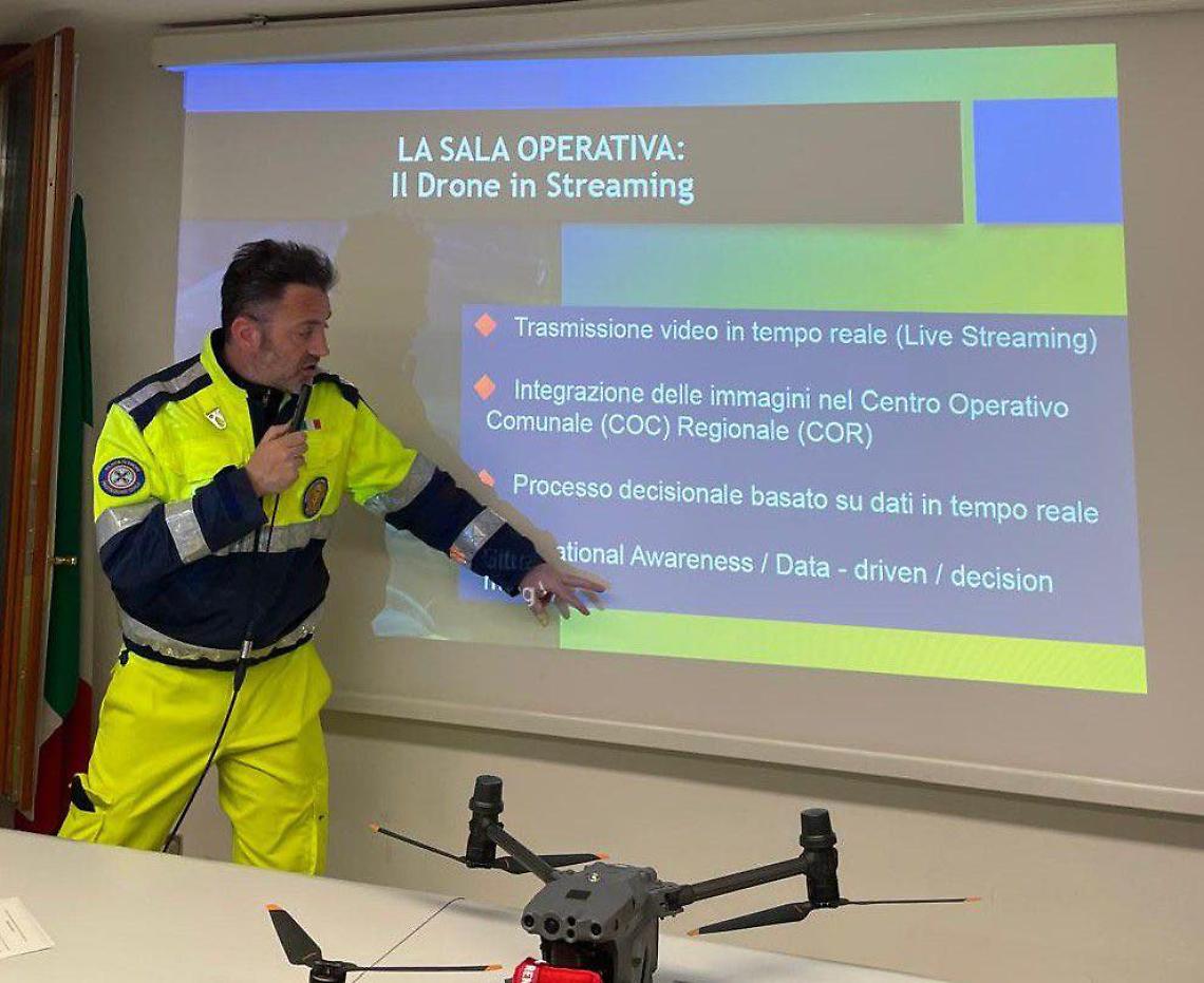 Droni e Protezione Civile, a Martellago la lezione che guarda al futuro