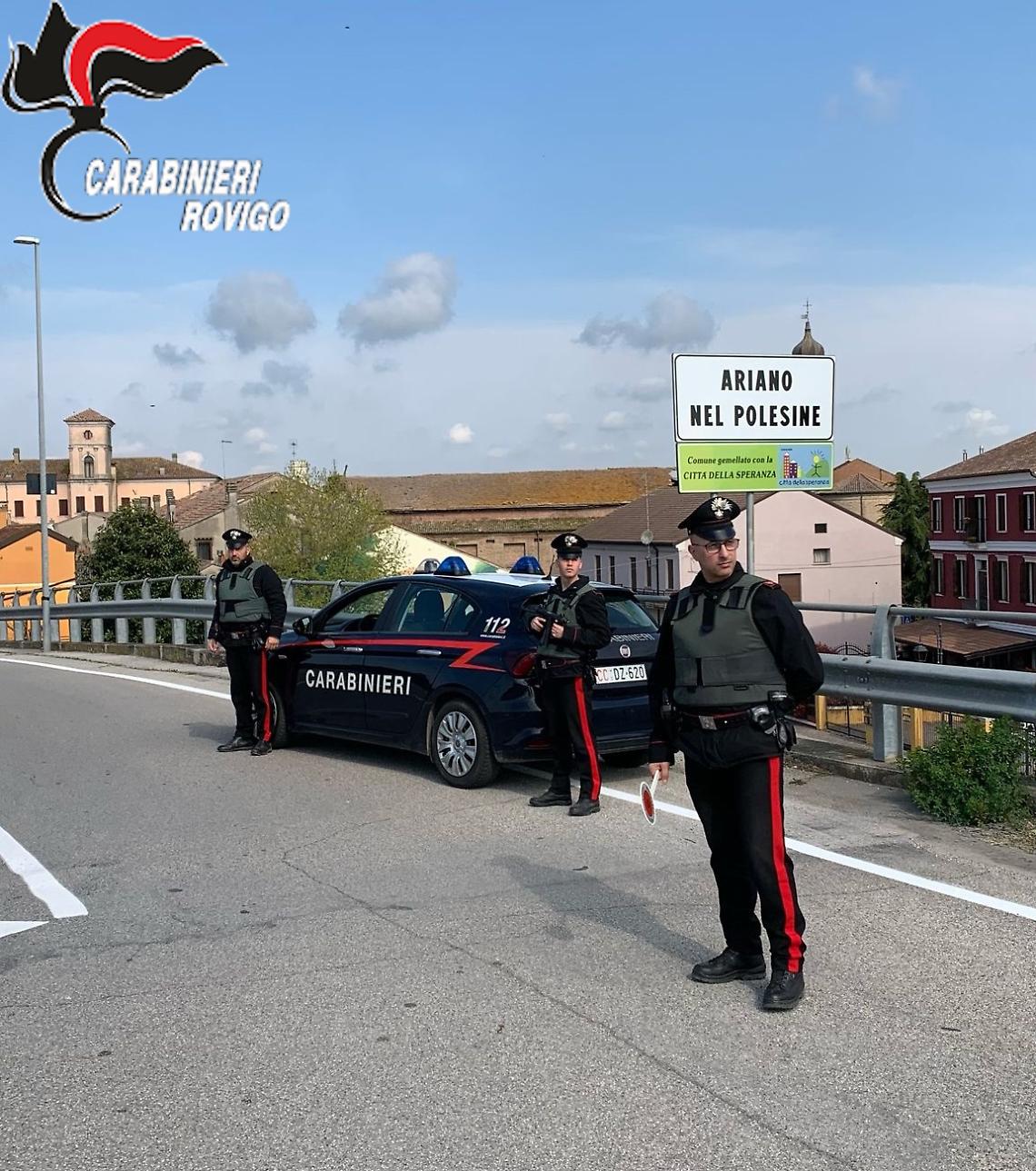 Ariano nel Polesine, denunciata 44enne trovata con una catena metallica