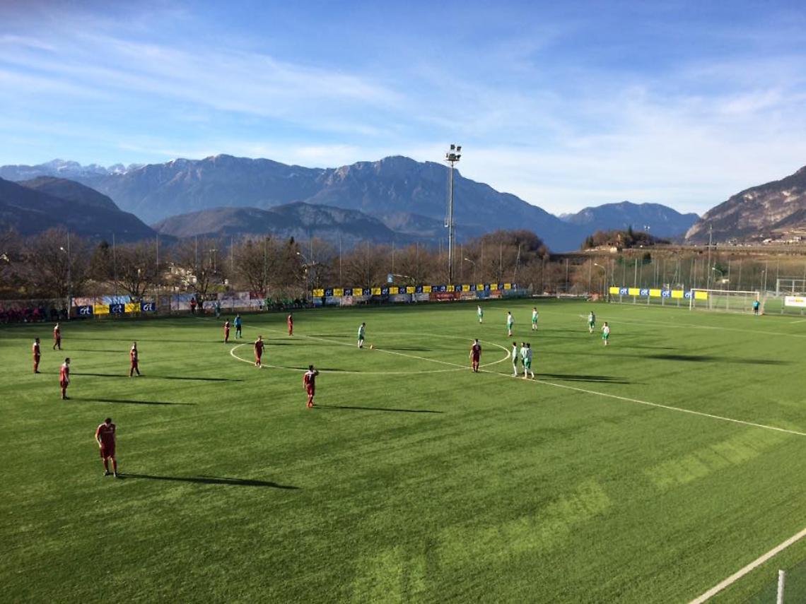 Giocatori del Vipo Trento in campo