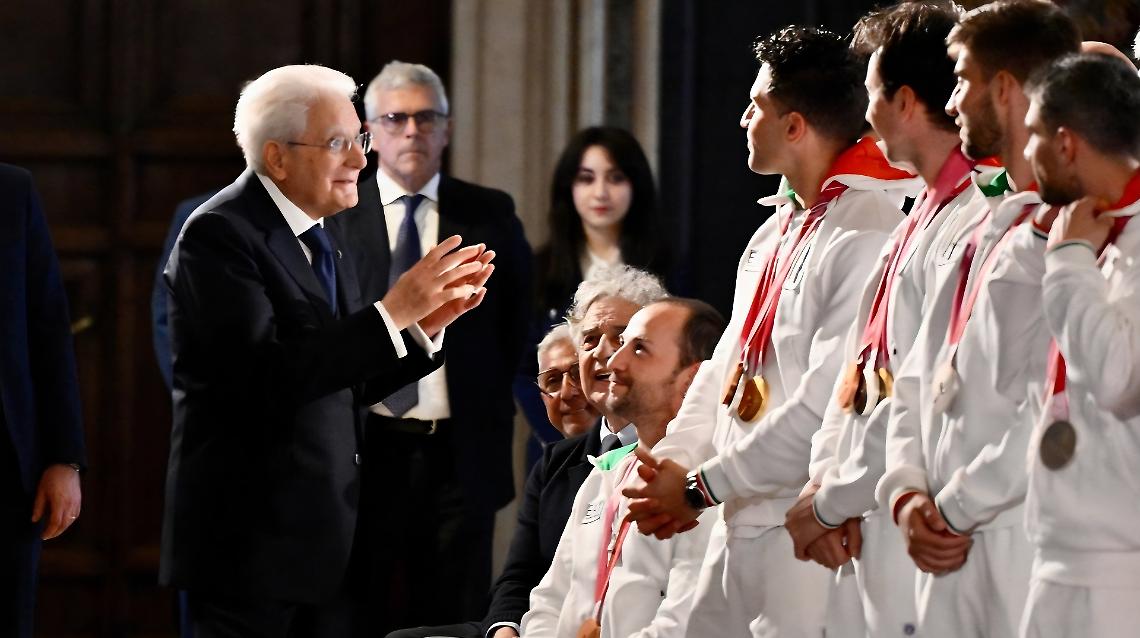 Foto della cerimonia, credits Andrea Masini per il CONI