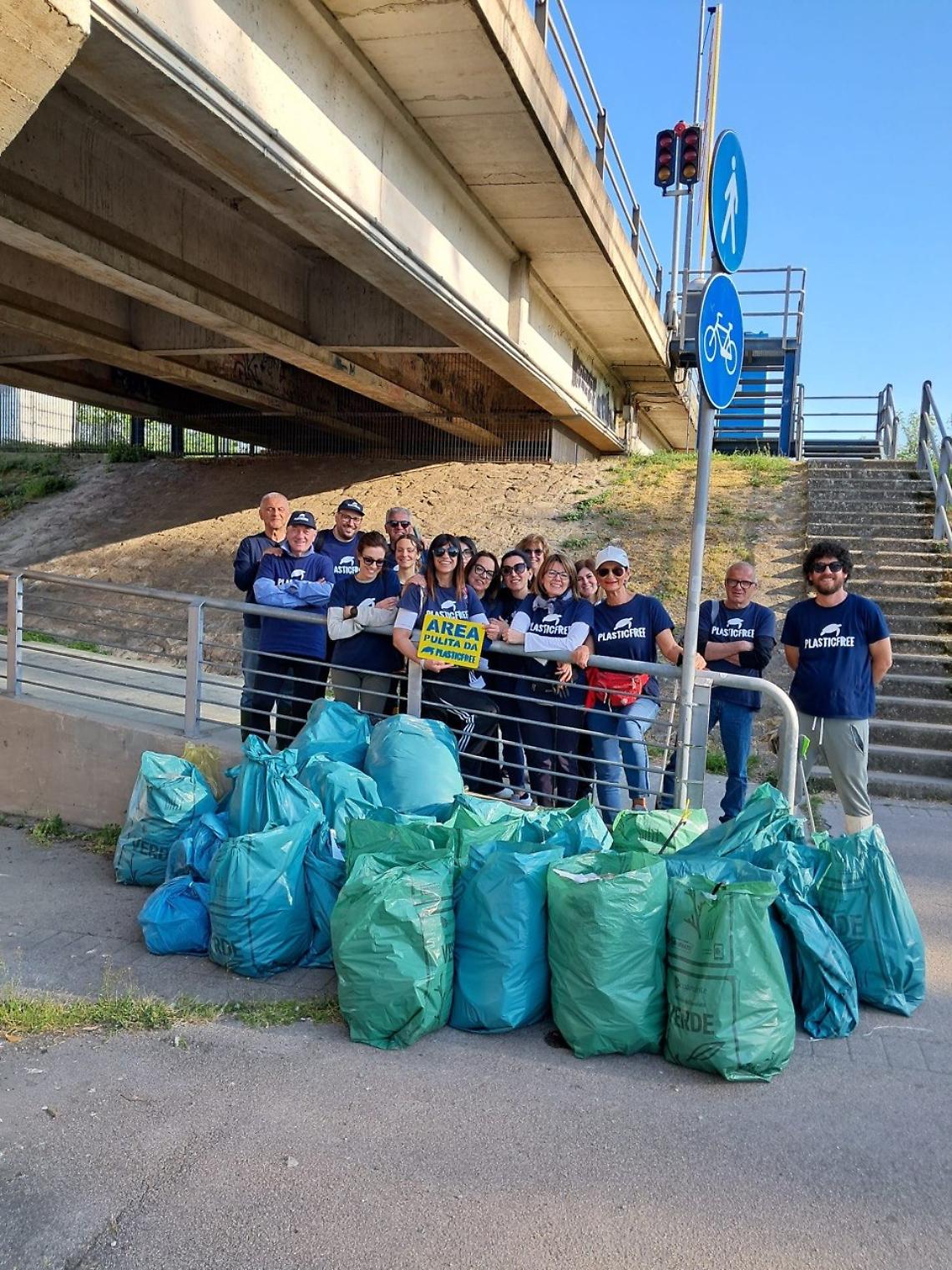 Adria, raccolti 300 chili di rifiuti