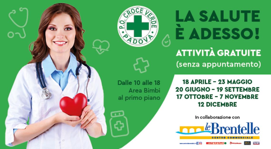 Rubano, Le Brentelle: ogni mese un sabato dedicato alla salute con Croce Verde Padova