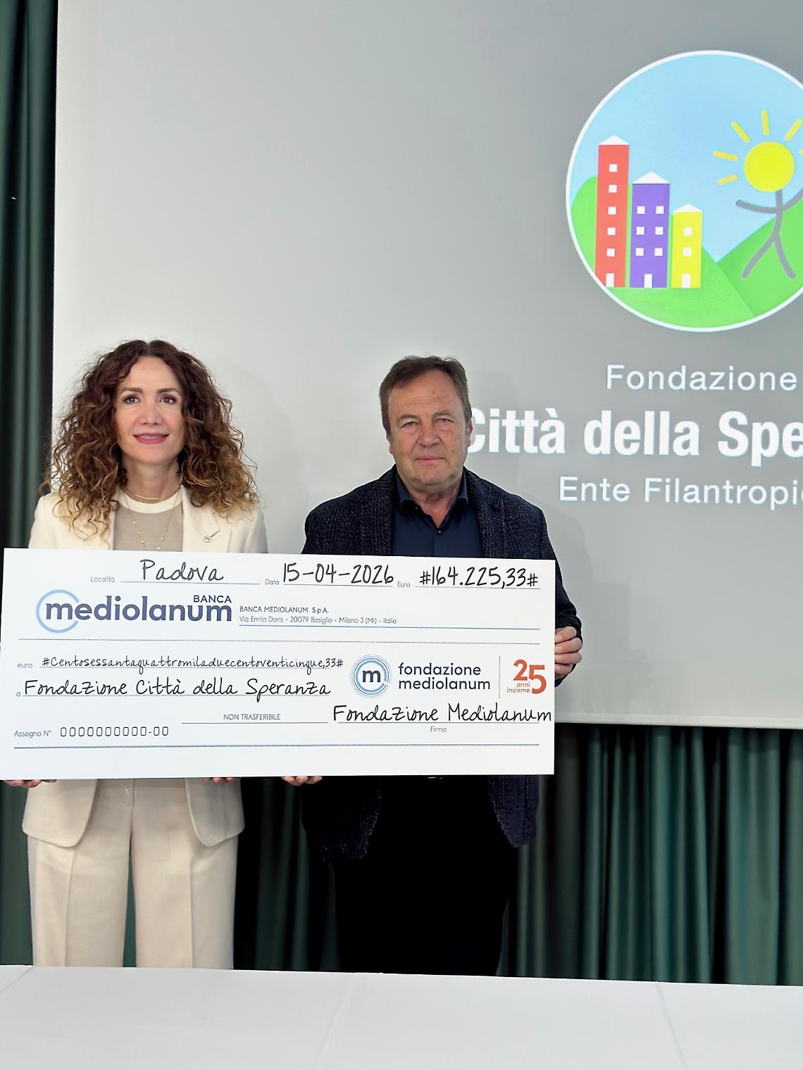 Diagnostica avanzata in oncologia pediatrica: Mediolanum sostiene la ricerca della &ldquo;Citt&agrave; della Speranza&rdquo;