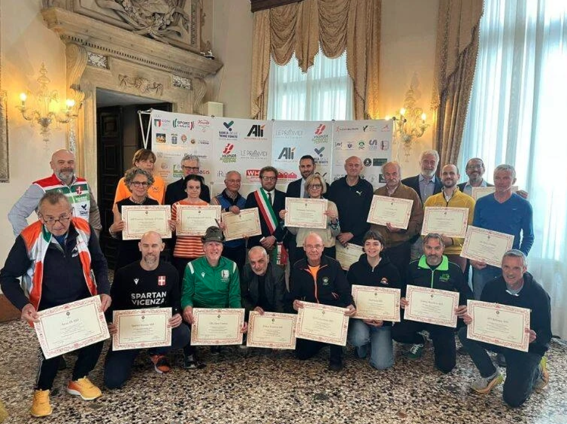 Vicenza Running Festival, premiata la squadra: il Comune celebra il successo della manifestazione