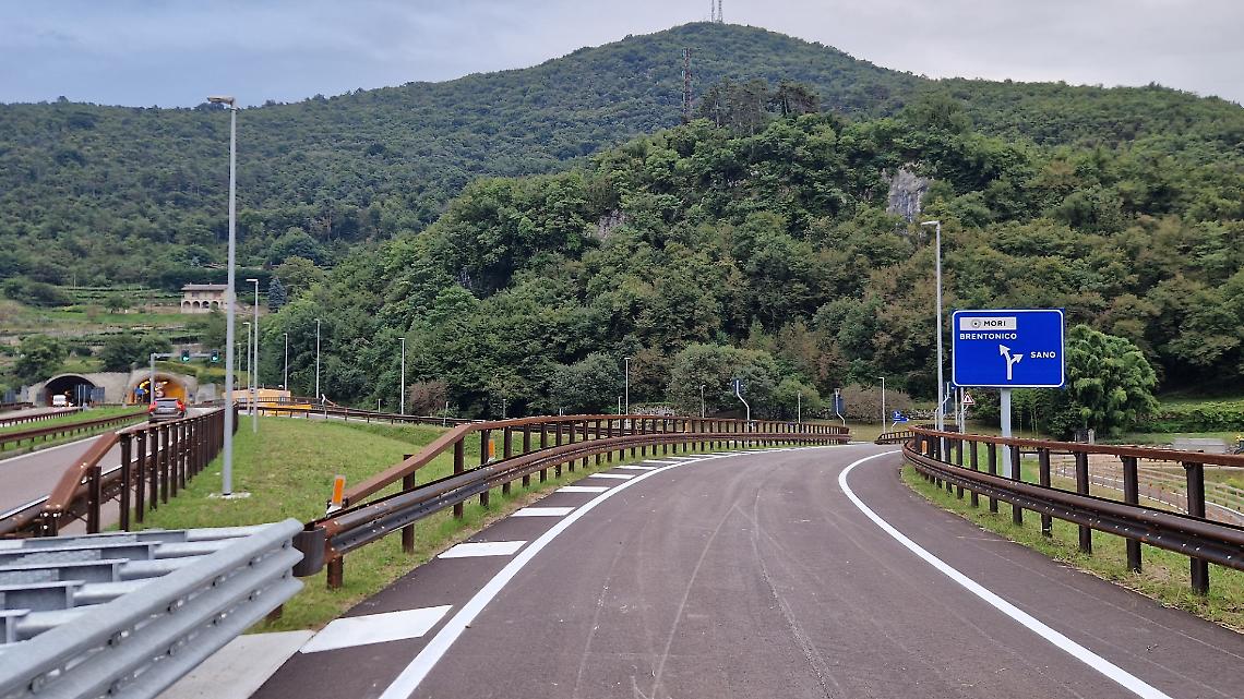 La statale 240 a Mori