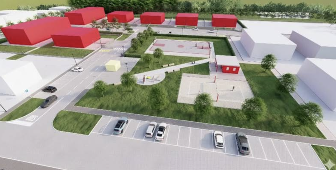 San Giorgio delle Pertiche . Via Palladio, ripartono i cantieri