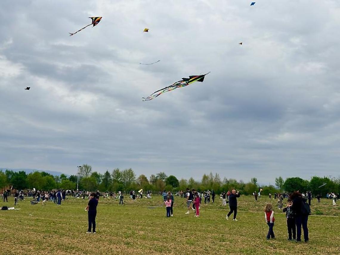 Dopo sette anni il cielo di Castelfranco torna a colorarsi: oltre settemila alla Festa degli Aquiloni