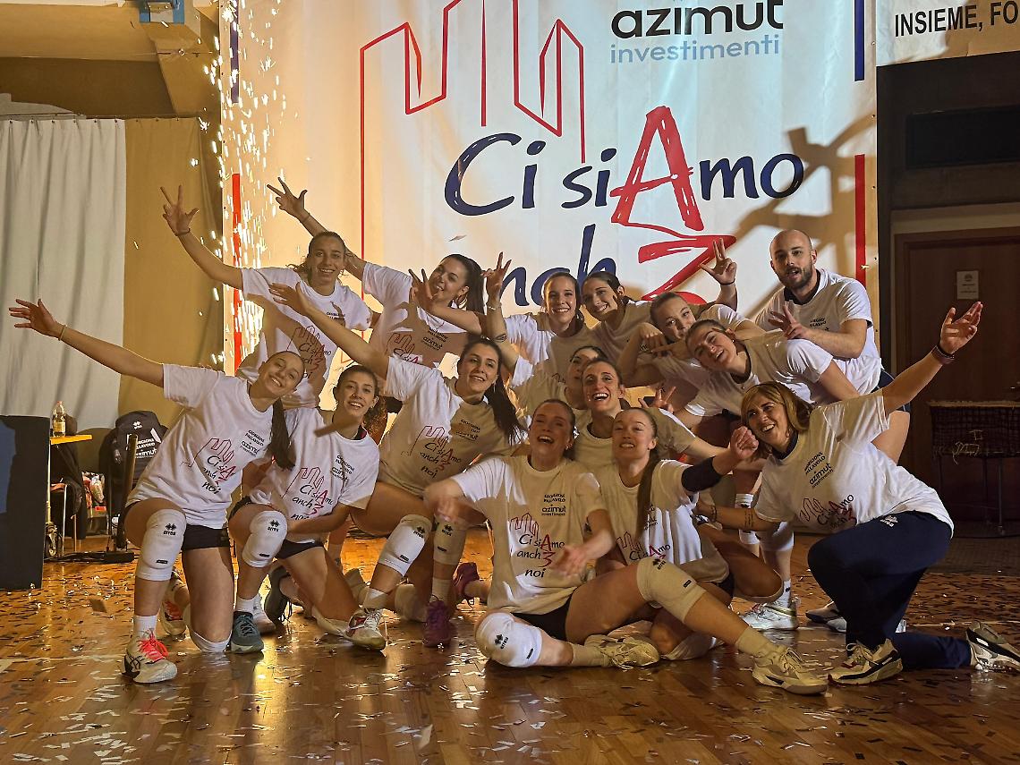 L'Azimut Giorgione festeggia la promozione in A3