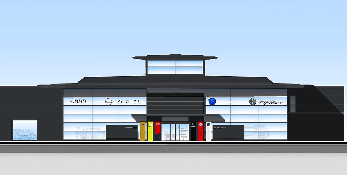 1 - SEDE PRINCIPALE progetto-nuovo-showroom-Campello-Motors-Mestre-Terraglio