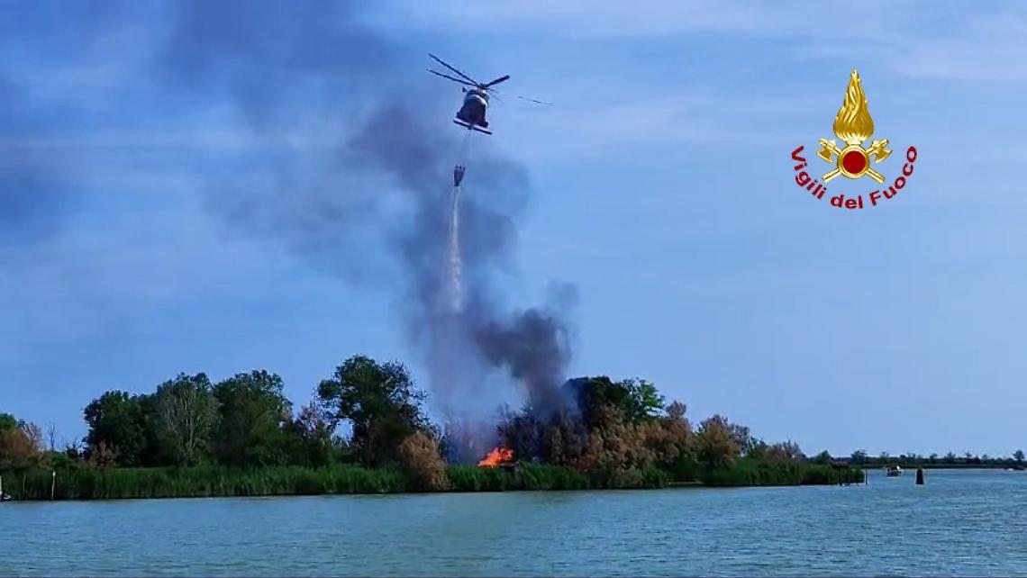 Incendio casone Caorle 2