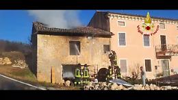 Incendio a San Giovanni in Monte