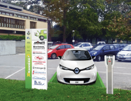 Noventa Padovana: l'auto elettrica si ricarica in Municipio