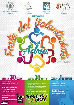 Festa del volontariato di Adria, info e programma