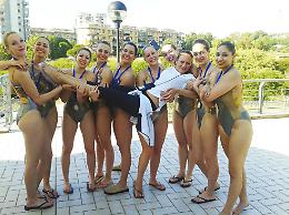 Team Euganeo, campionesse italiane di nuoto sincronizzato