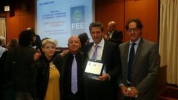 Bandiera Blu 2016, il sindaco Casson e l'assessore Segato a Roma
