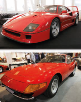 Auto e moto d'epoca. È Ferrari-mania!