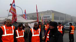 Tribano, stamane nuova protesta dei lavoratori Michelin