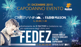 Hashtag music festival: il capodanno evento a Venezia con Fedez