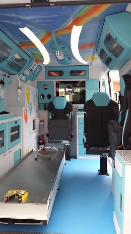 Arriva Polly, la prima ambulanza per i bambini di Padova