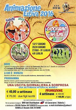 A Cavarzere si parte con l’animazione estiva