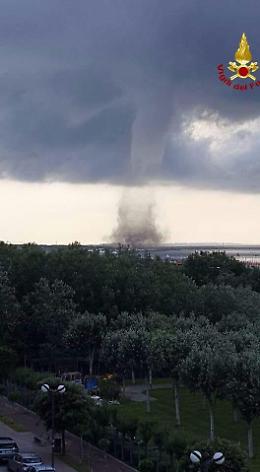 Tromba d'aria su Chioggia, nessun ferito