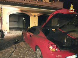Incendio a Pozzonovo, a fuoco un garage
