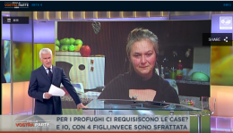 Stefania Battan e lo sfratto: la storia di Cavarzere a "Dalla Vostra Parte" Rete4